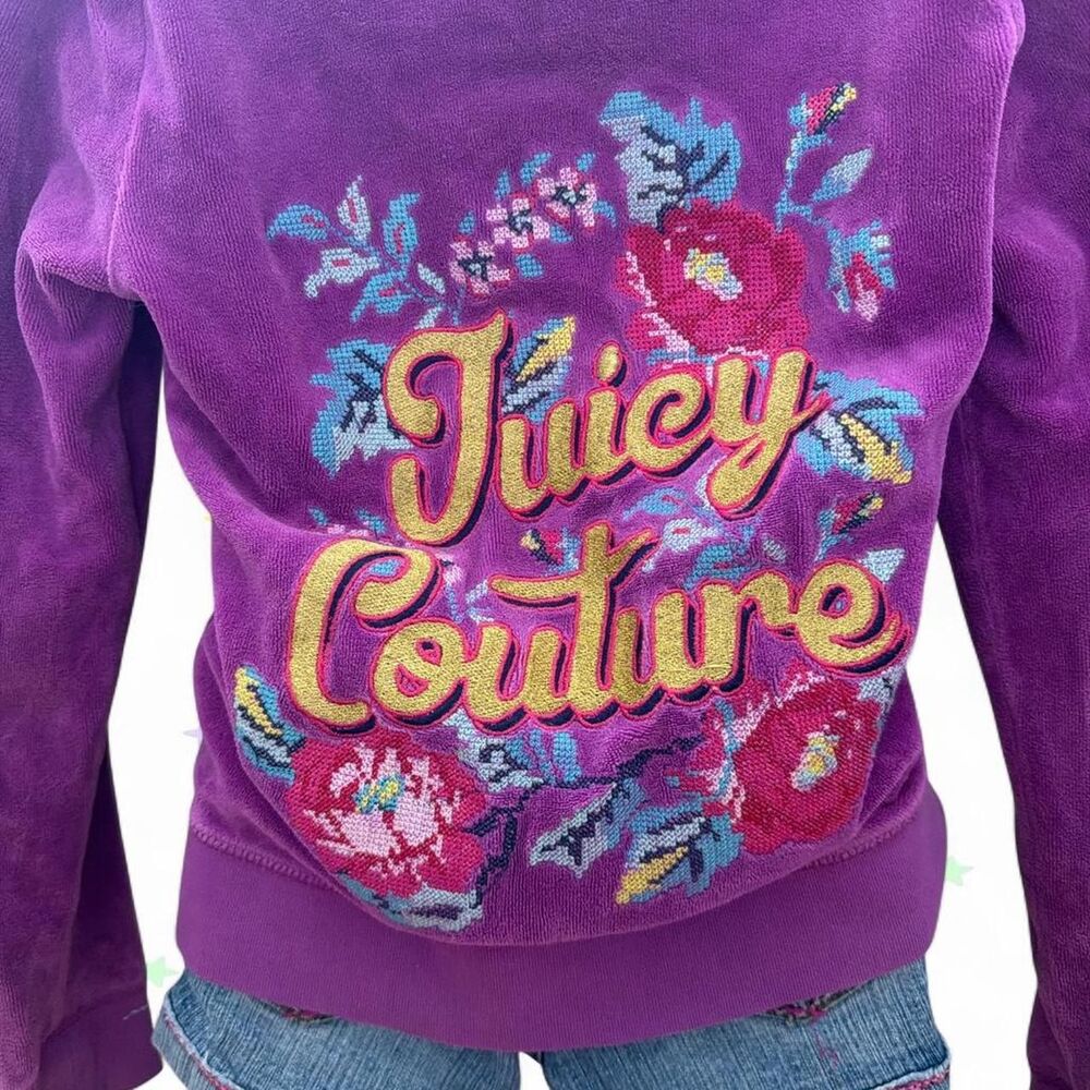 Juicy-couture Girls Purple and Pink Hoodie